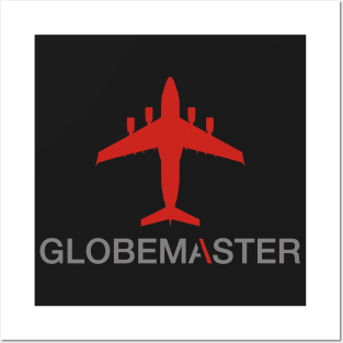 C-17 Globemaster (Small logo) Posters and Art
